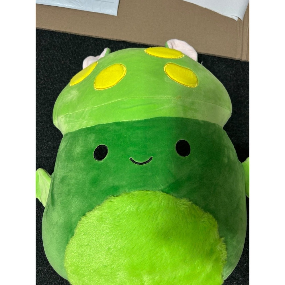 Squishmallows 14" Earling Neon Green Mushroom Bat Plush – Official Jazwares NWT - Picture 3 of 10
